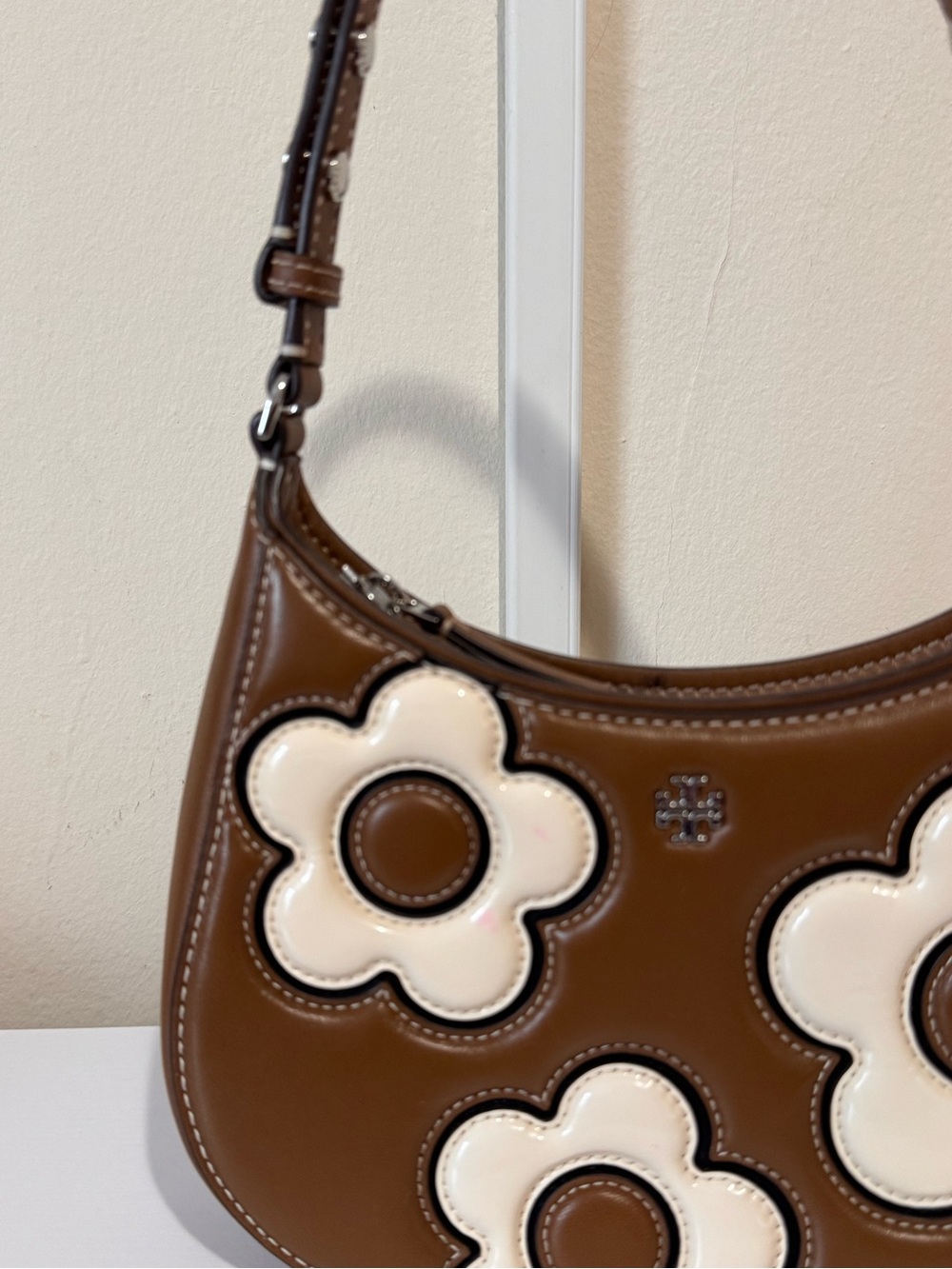 Tory Burch Emerson Floral Applique Shoulder Bag - Picture 7 of 13